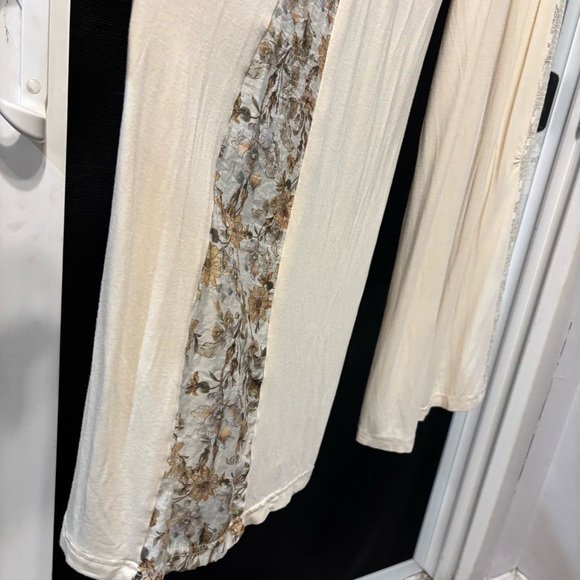 Pol | Floral Lace Cream Wide-Leg Pants - Picture 8 of 16